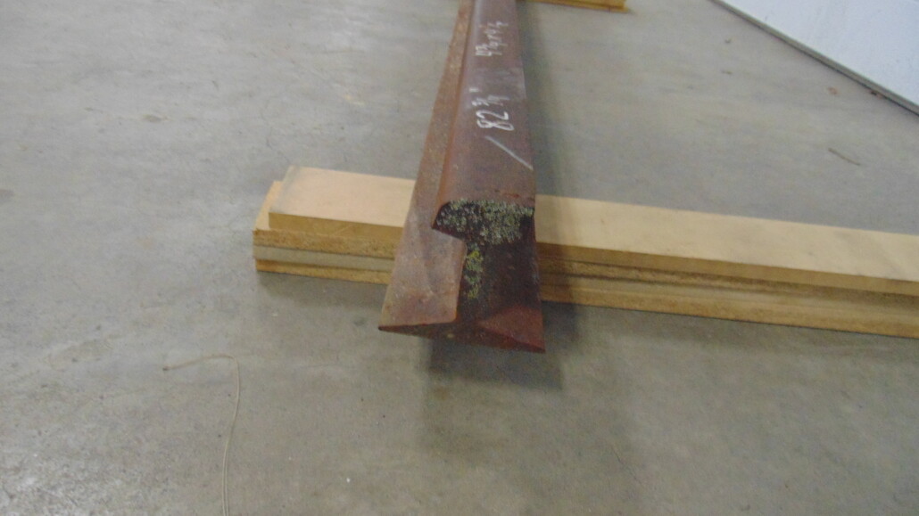 Repurposed Railroad Rails USED Steel Railroad Rail | repurposedMATERIALS