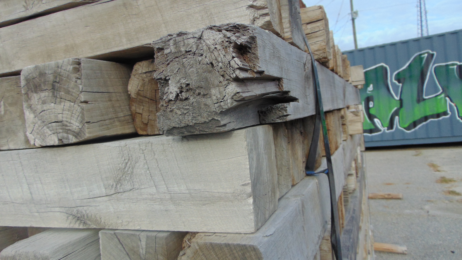 Wood Timber - 4" x 4" x 7' - Image 11
