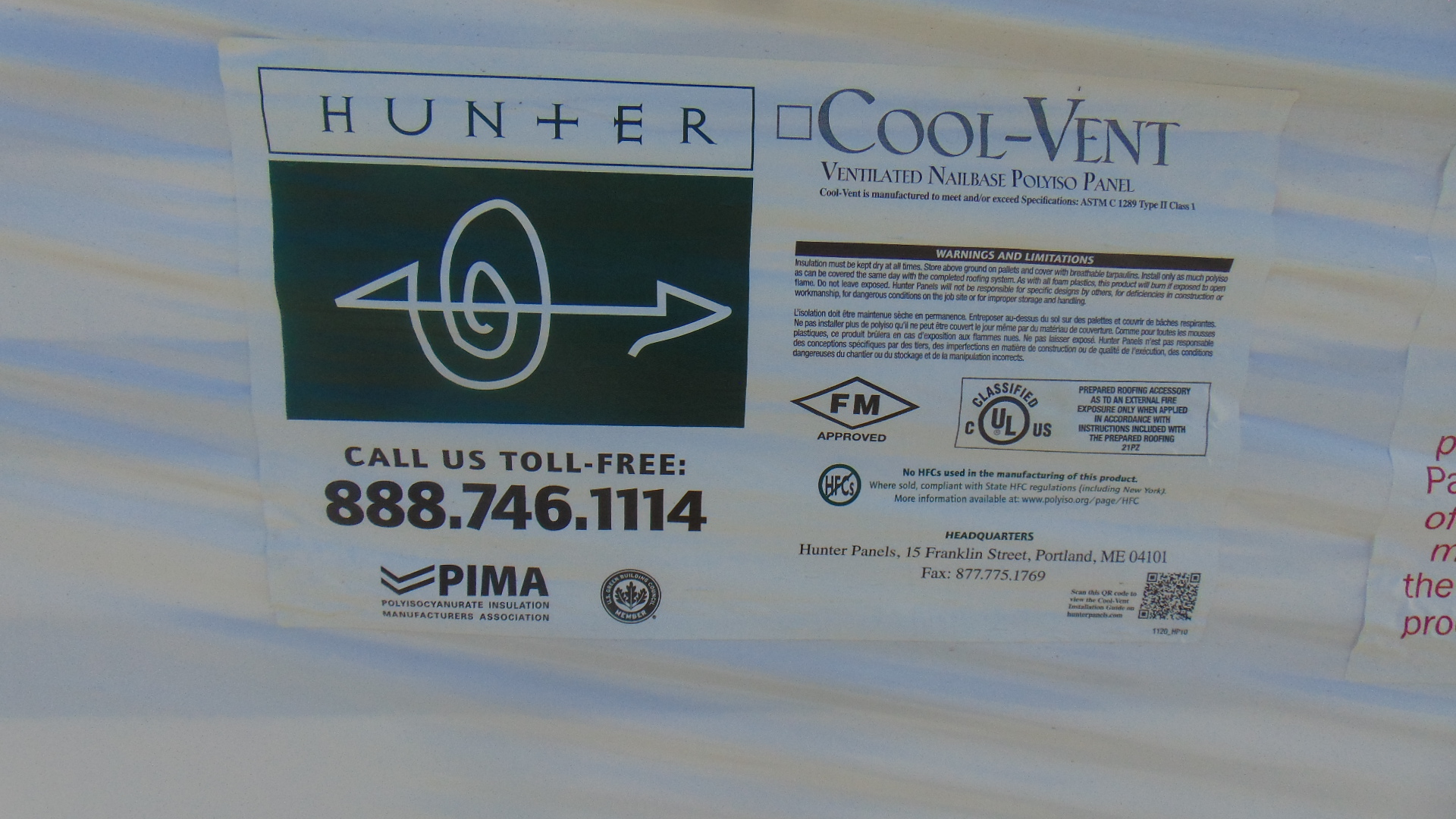 Vented Nail Base Insulation - Poly-Iso - 2.5" x 4' x 8' - Image 14