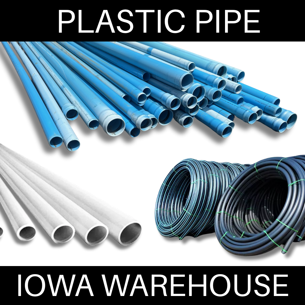 Plastic Pipe Inventory - Iowa | repurposedMATERIALS
