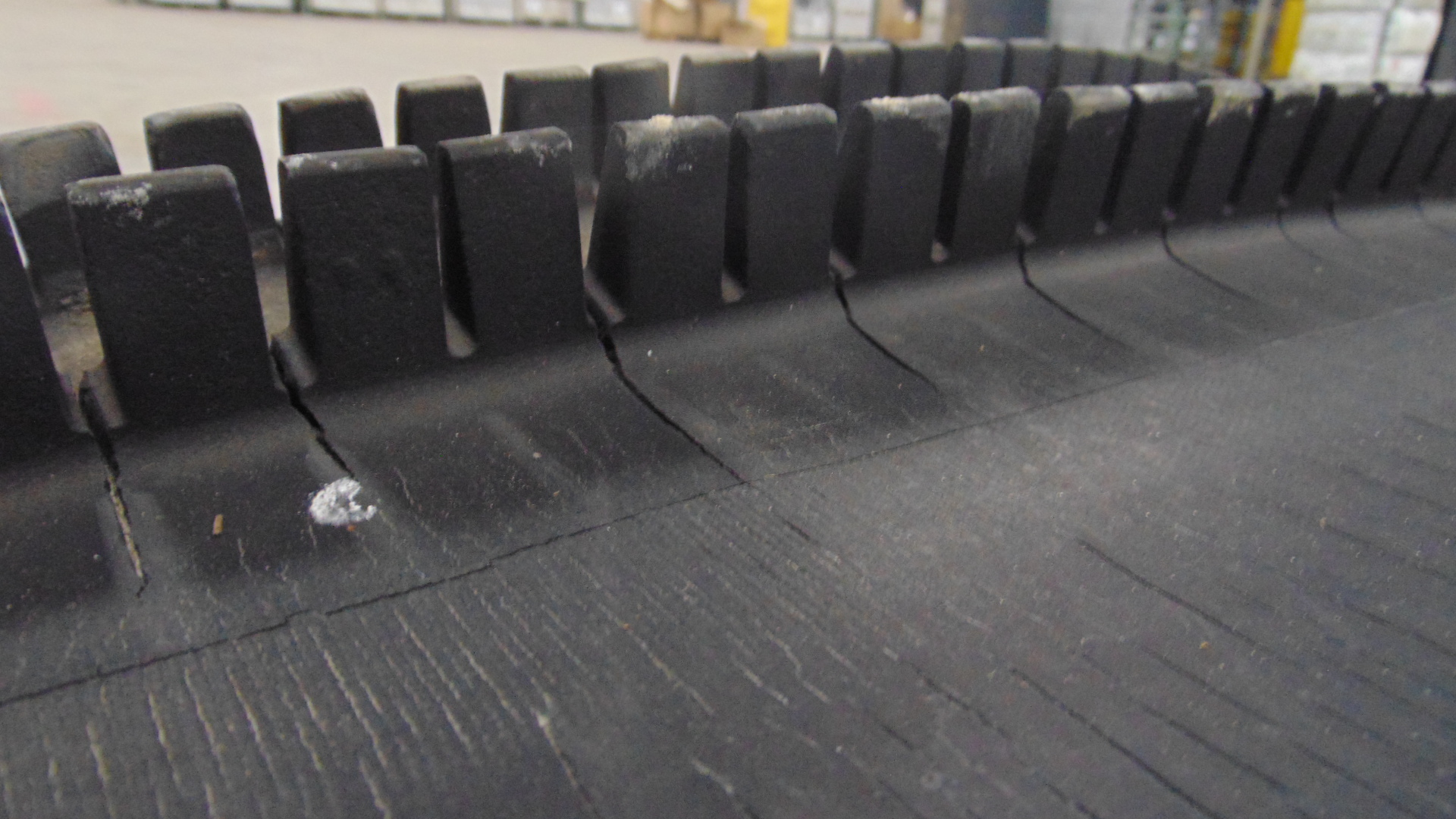 Used rubber conveyor belt