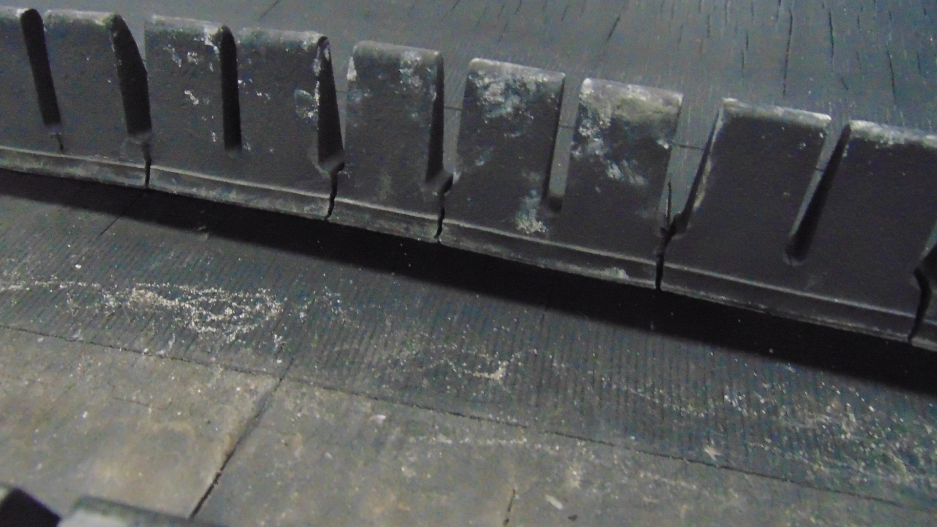Used rubber conveyor belt