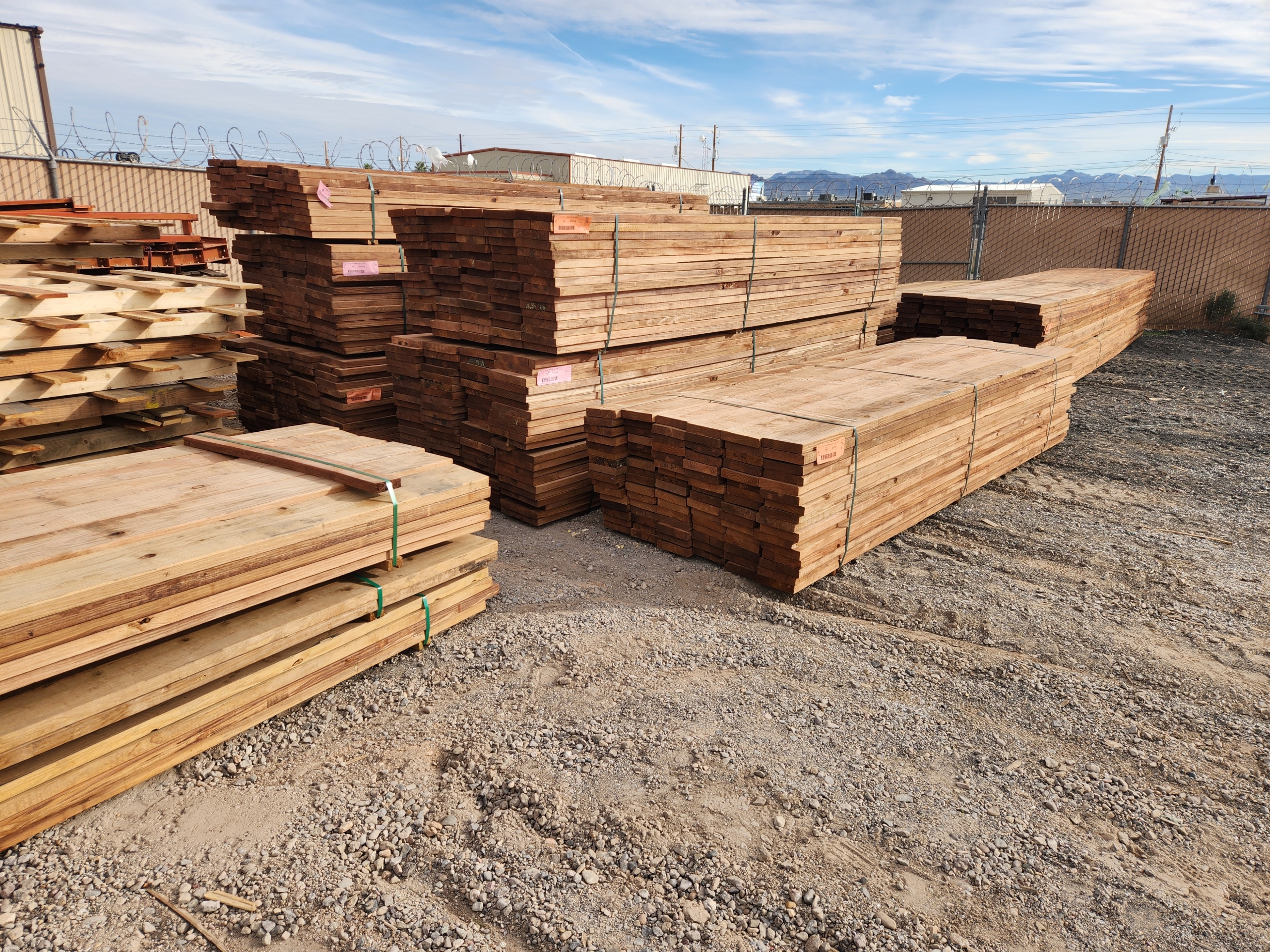 a bunk of mca 4a treated lumber