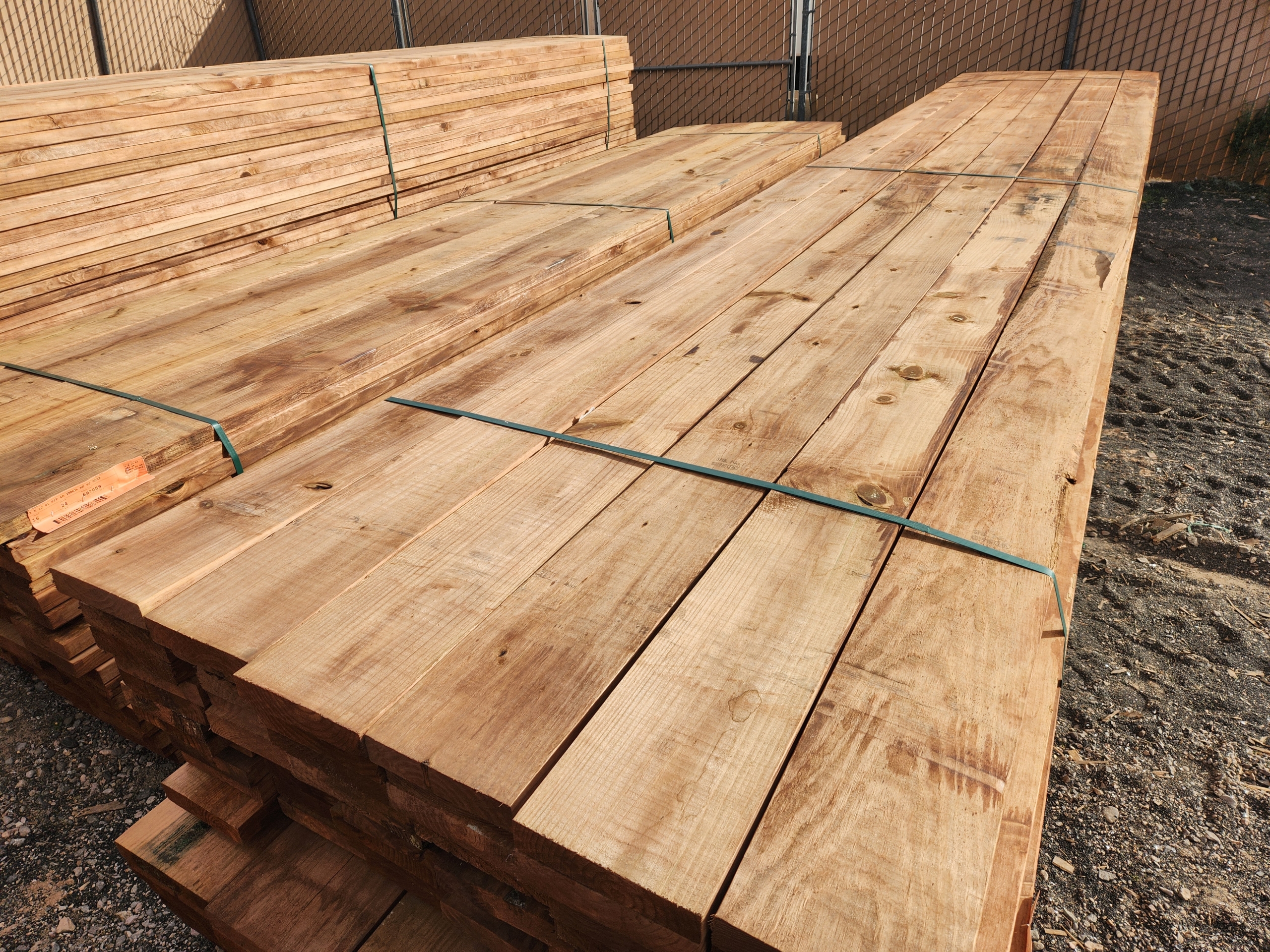 a bunk of mca 4a treated lumber