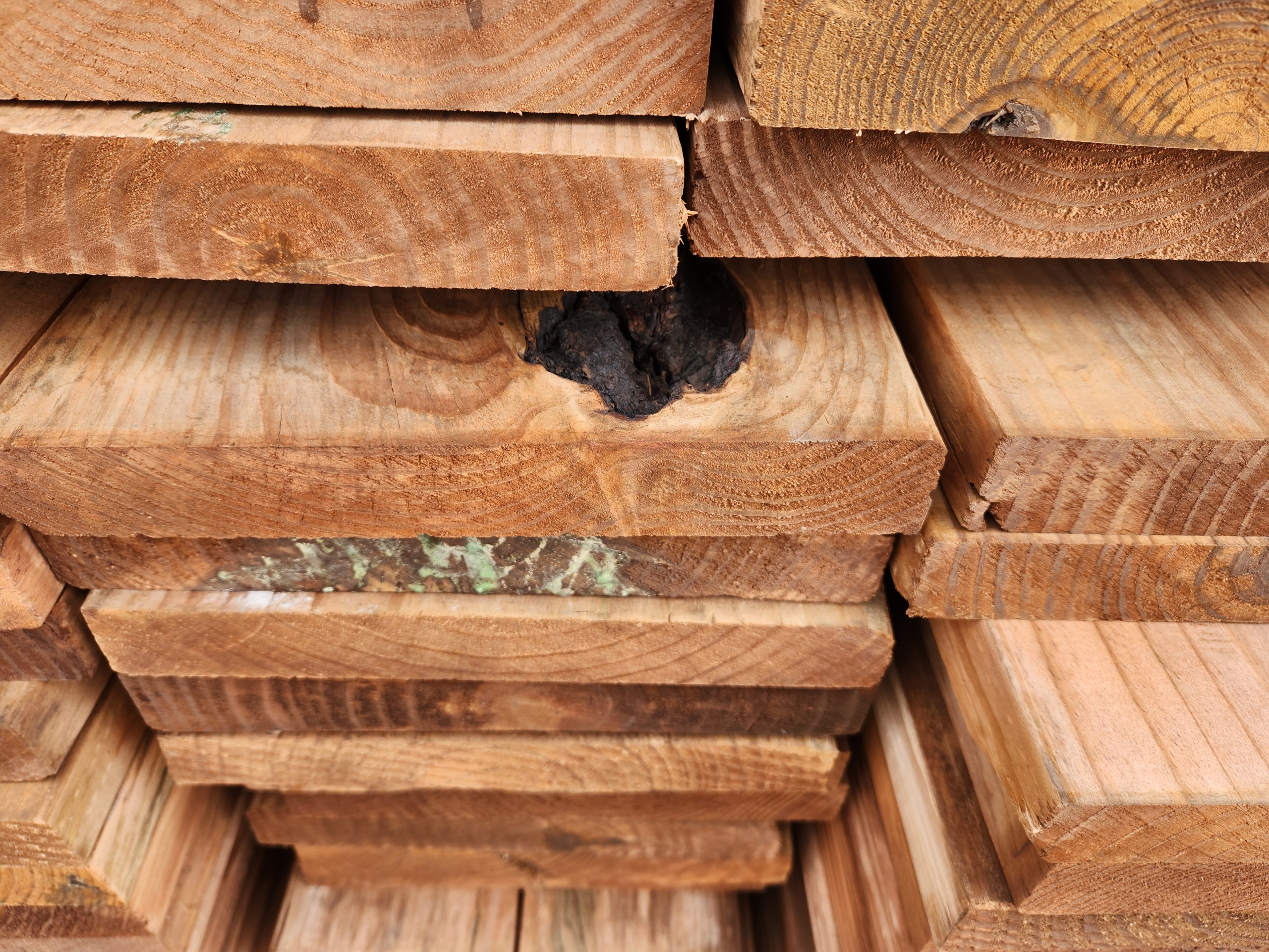 a bunk of mca 4a treated lumber