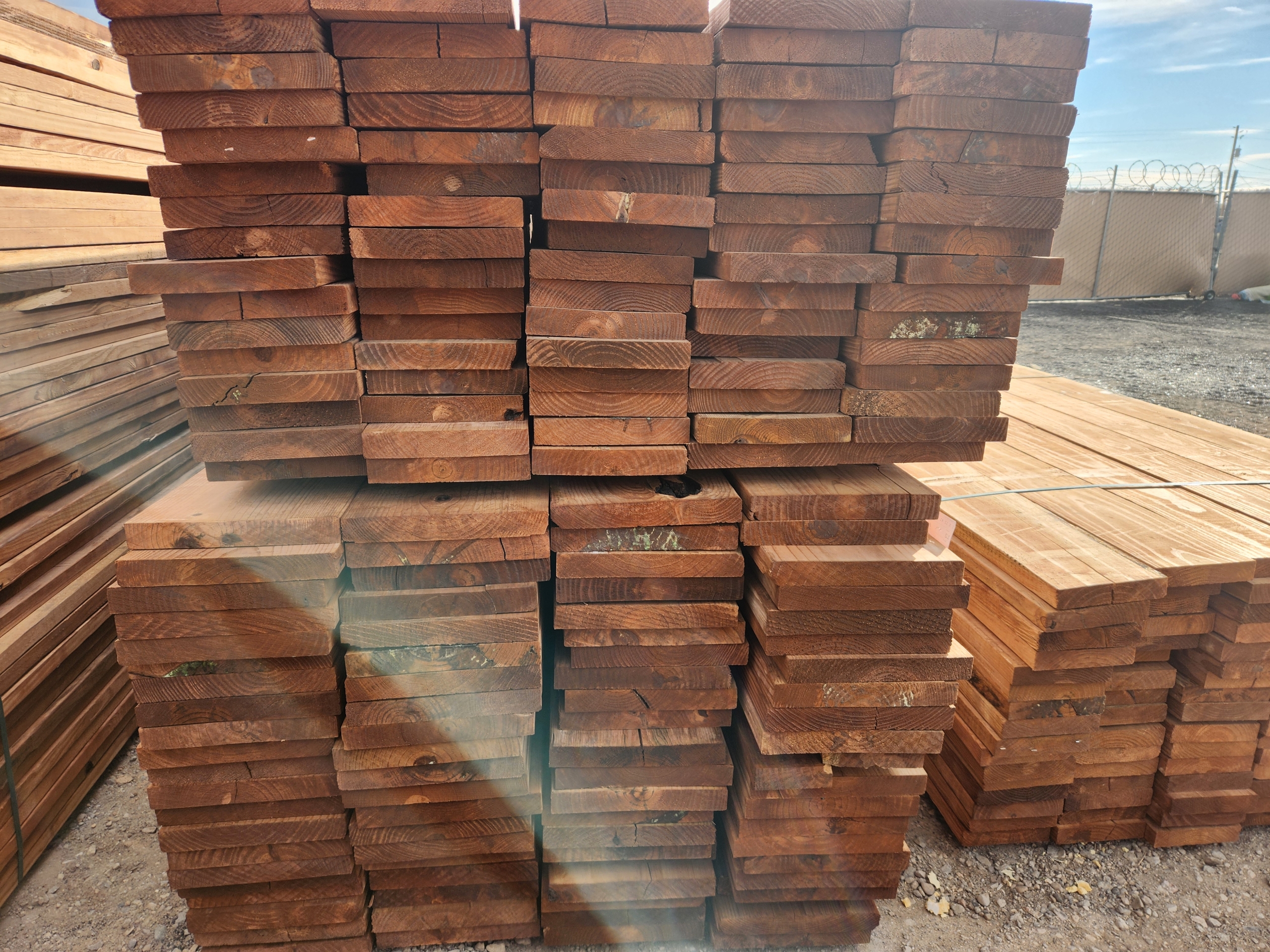 a bunk of mca 4a treated lumber