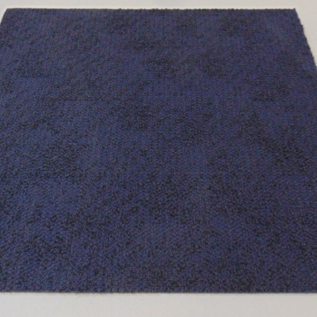 A blue carpet tile