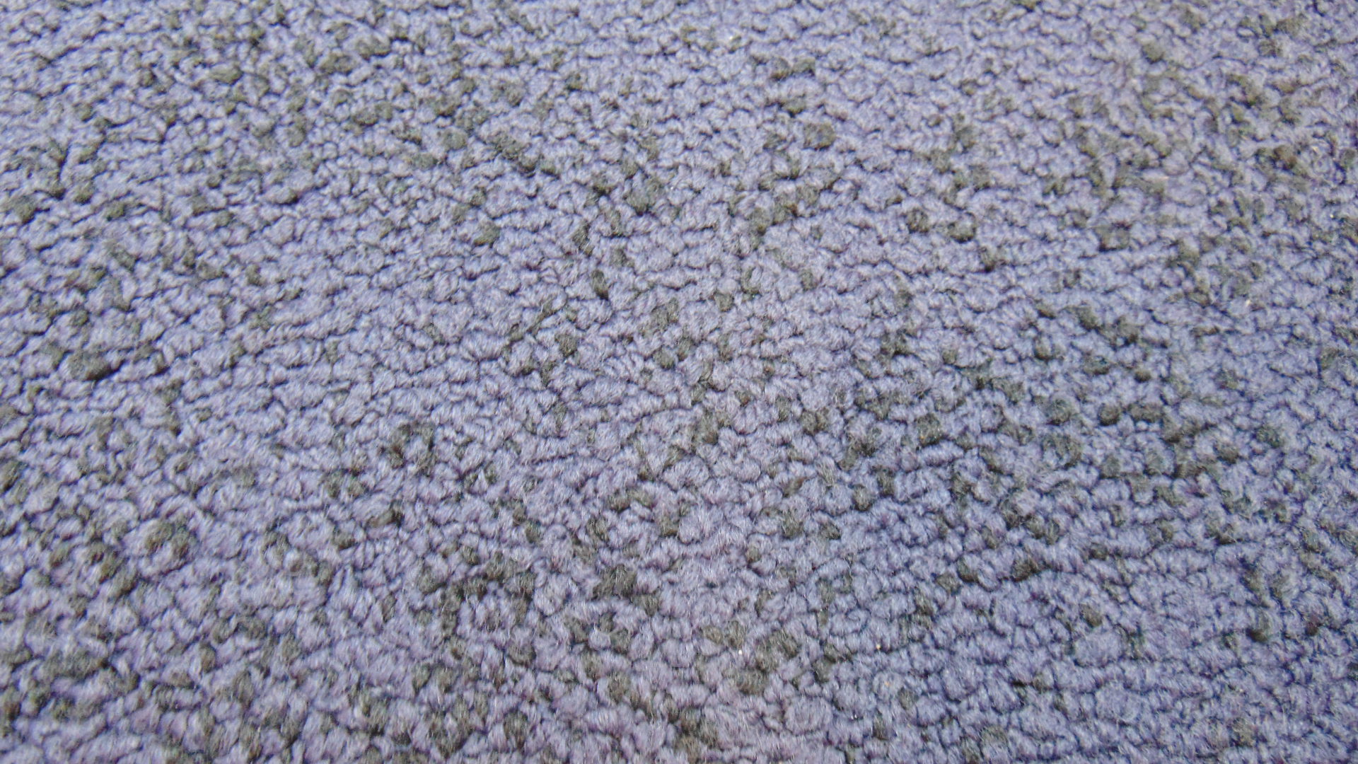 A blue carpet tile