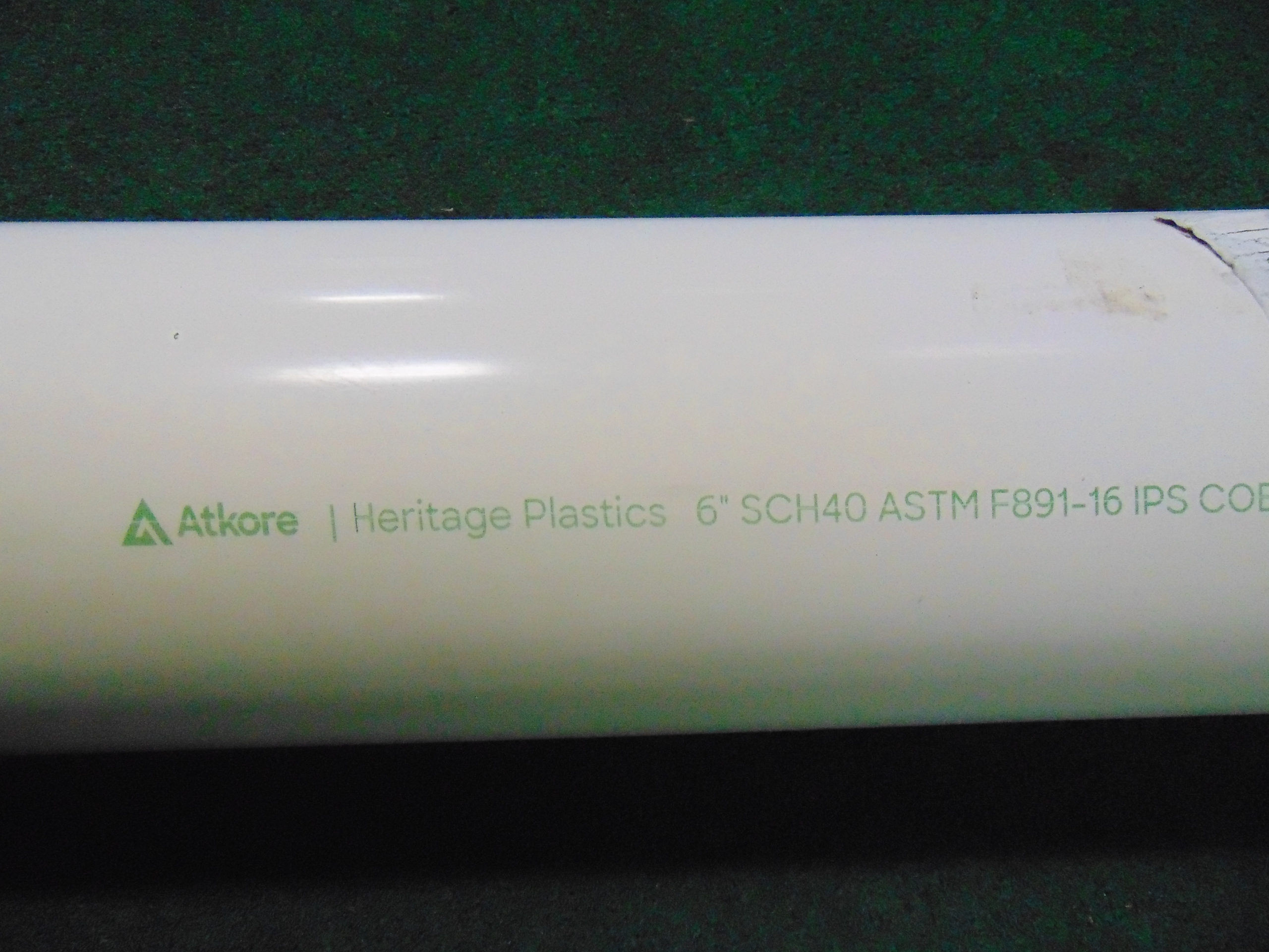 A plain end plastic pvc pipe