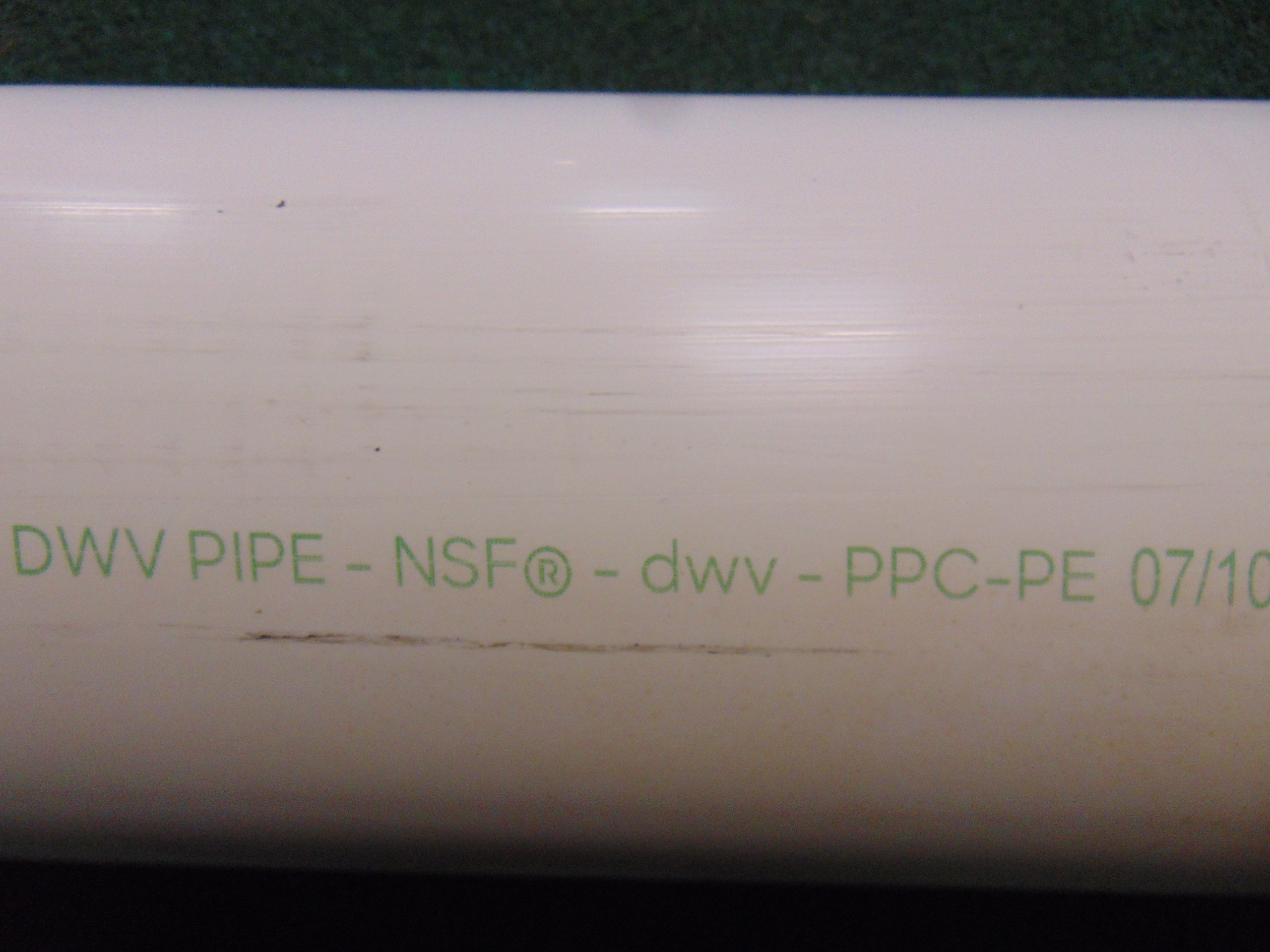 A plain end plastic pvc pipe