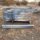 Galvanized Steel H-Beam - 78" x 4" x 6" - W6X9 Used steel guardrail h-beams
