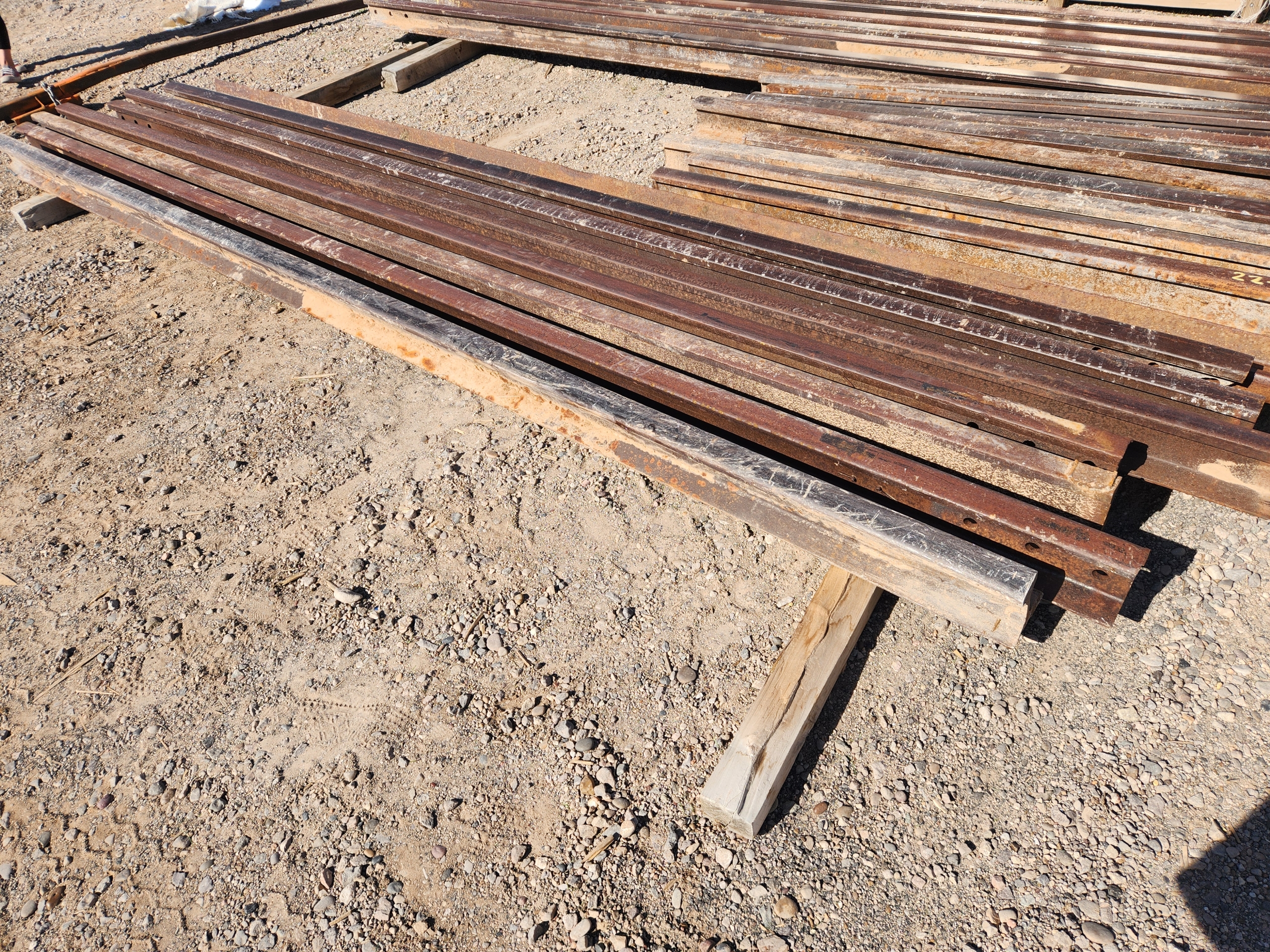 reclaimed steel railroad rail