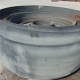 A roll of used rubber conveyor