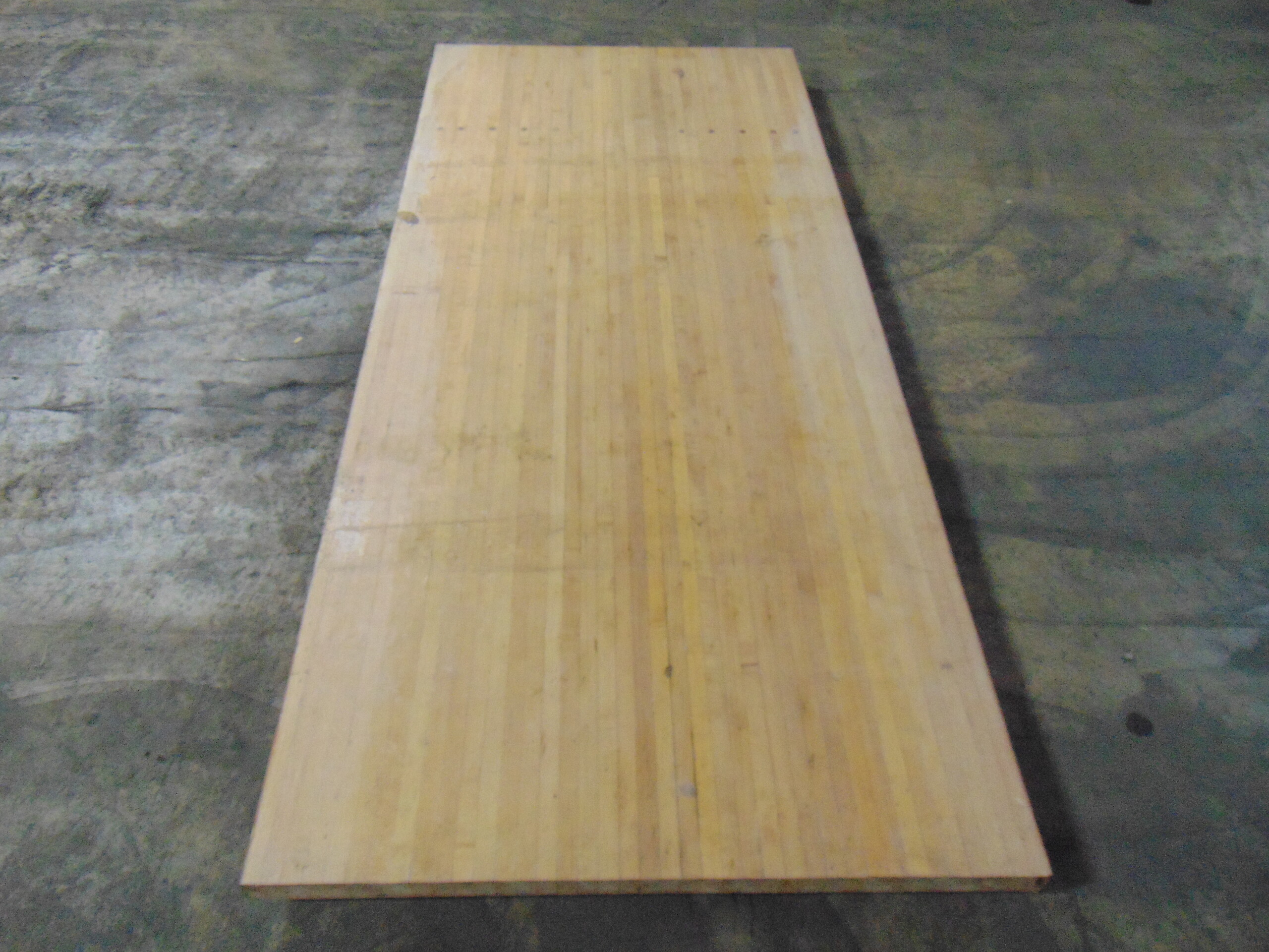 Reclaimed bowling alley wood