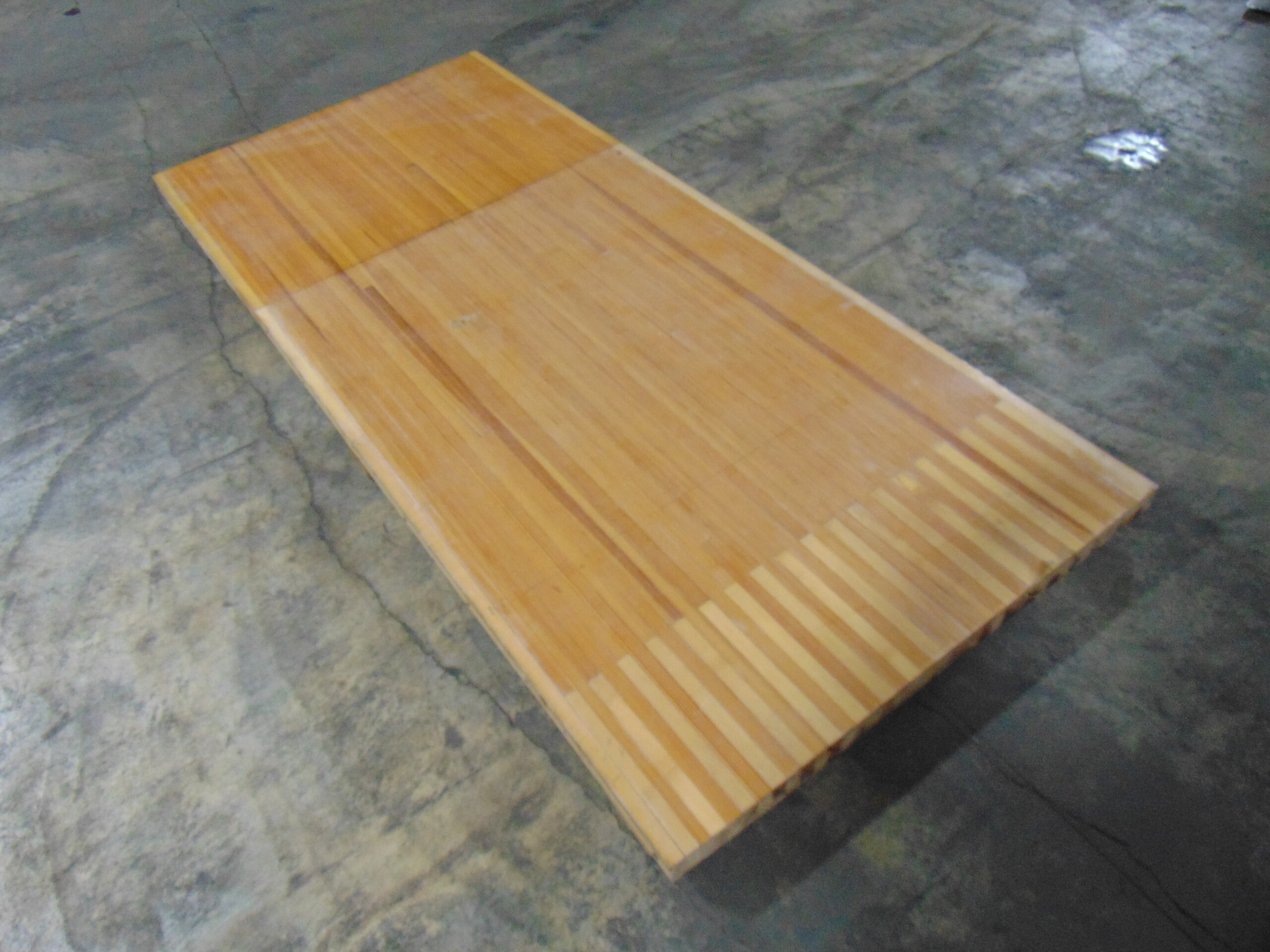 Reclaimed bowling alley wood