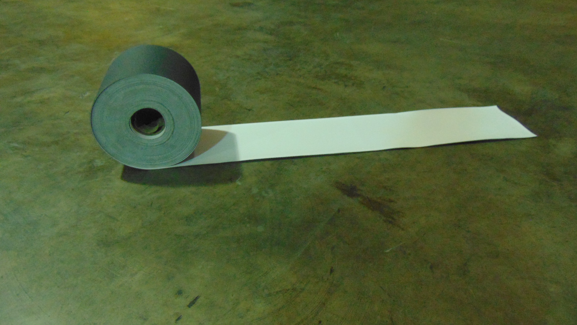 A roll of pvc roofing membrane