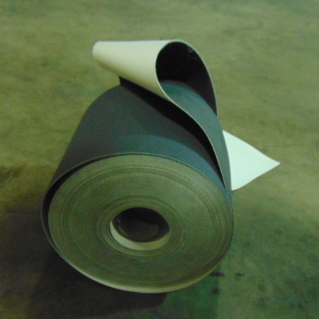 A roll of pvc roofing membrane