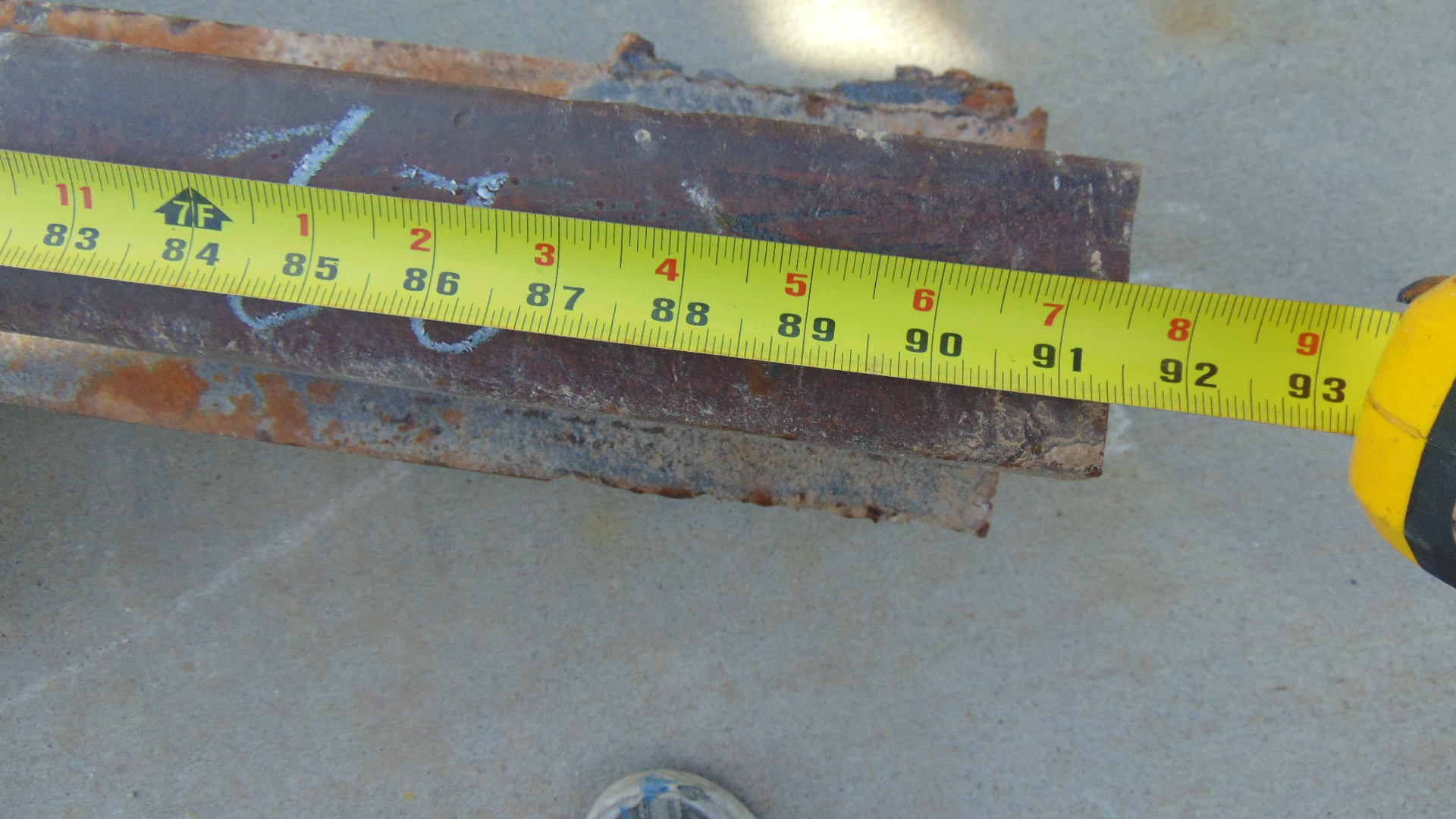 reclaimed steel railroad rail