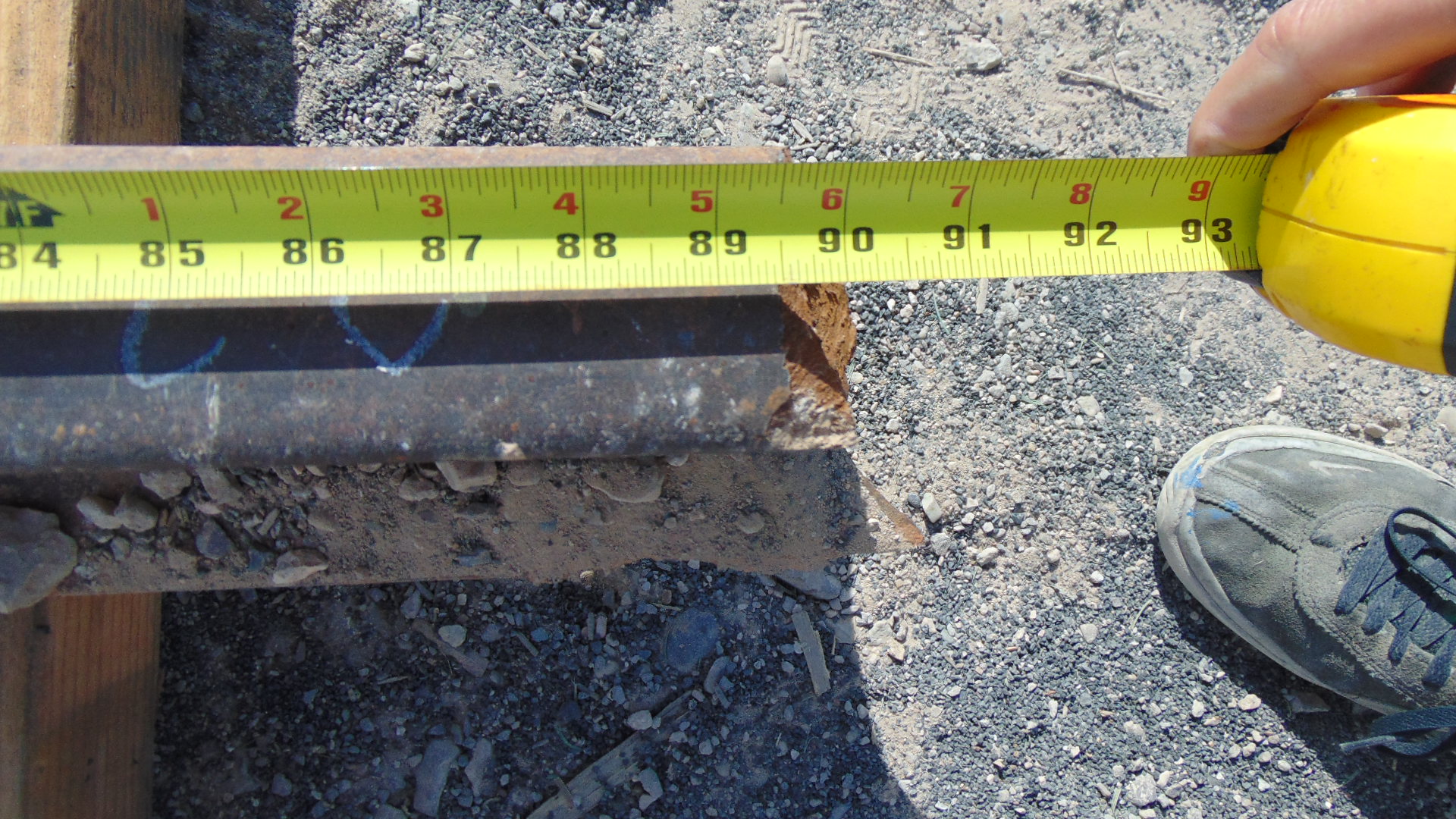 reclaimed steel railroad rail