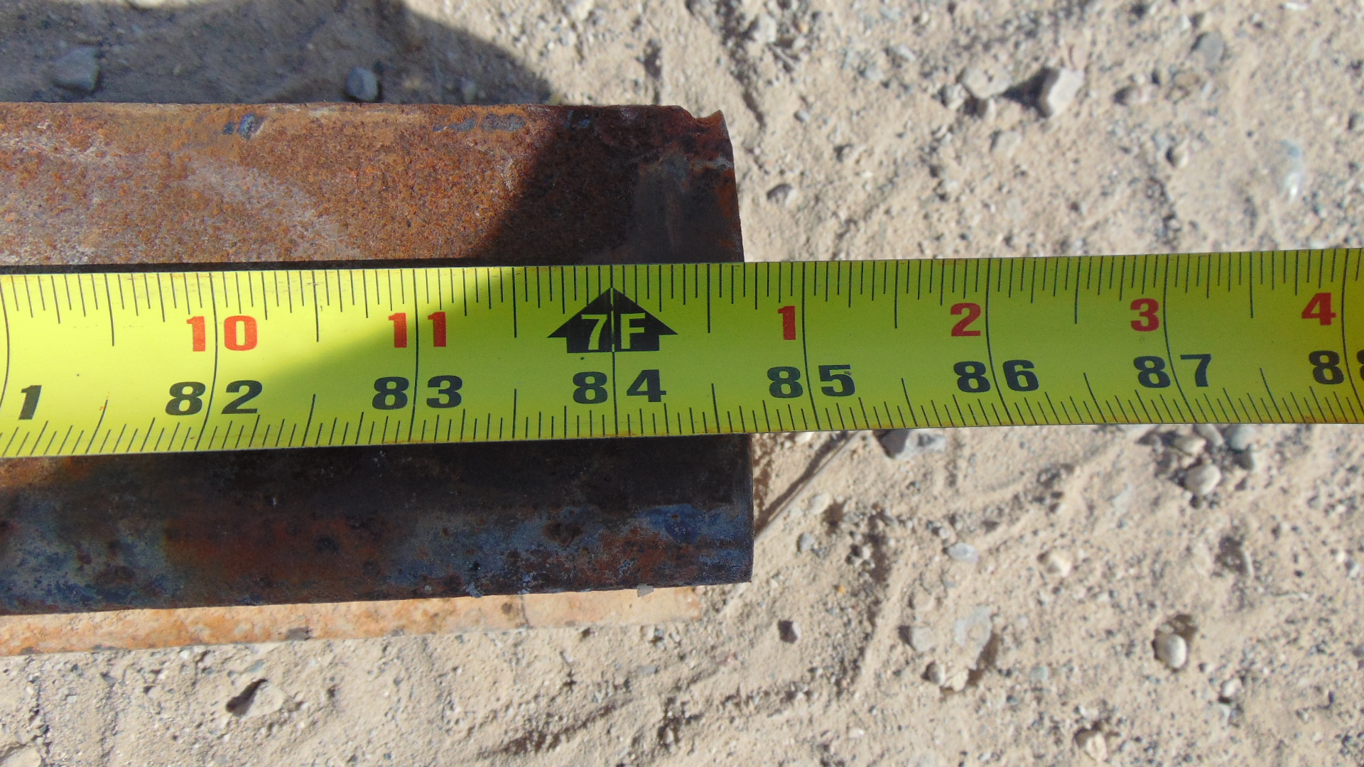reclaimed steel railroad rail