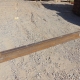 Steel Railroad Rail - 85" x 5-1/4" x 5-1/4" reclaimed steel railroad rail