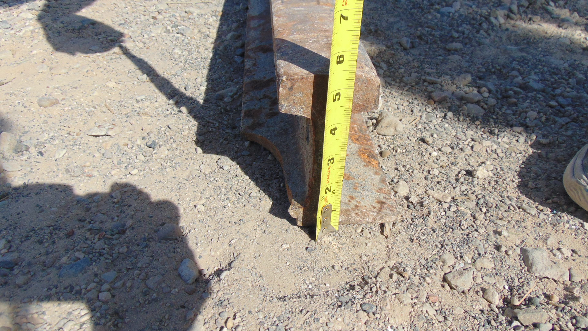 reclaimed steel railroad rail