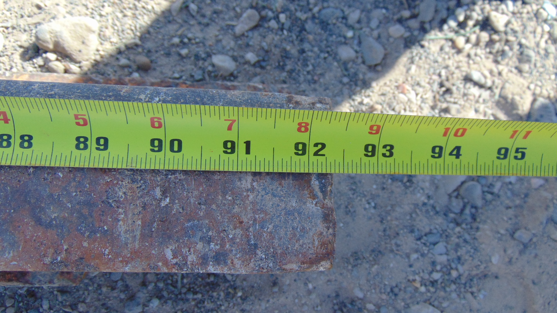 reclaimed steel railroad rail
