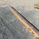 Steel Railroad Rail - 88" x 5-1/4" x 5-1/4" reclaimed steel railroad rail