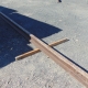 Steel Railroad Rail - 15' x 5-1/4" x 5-1/4" reclaimed steel railroad rail