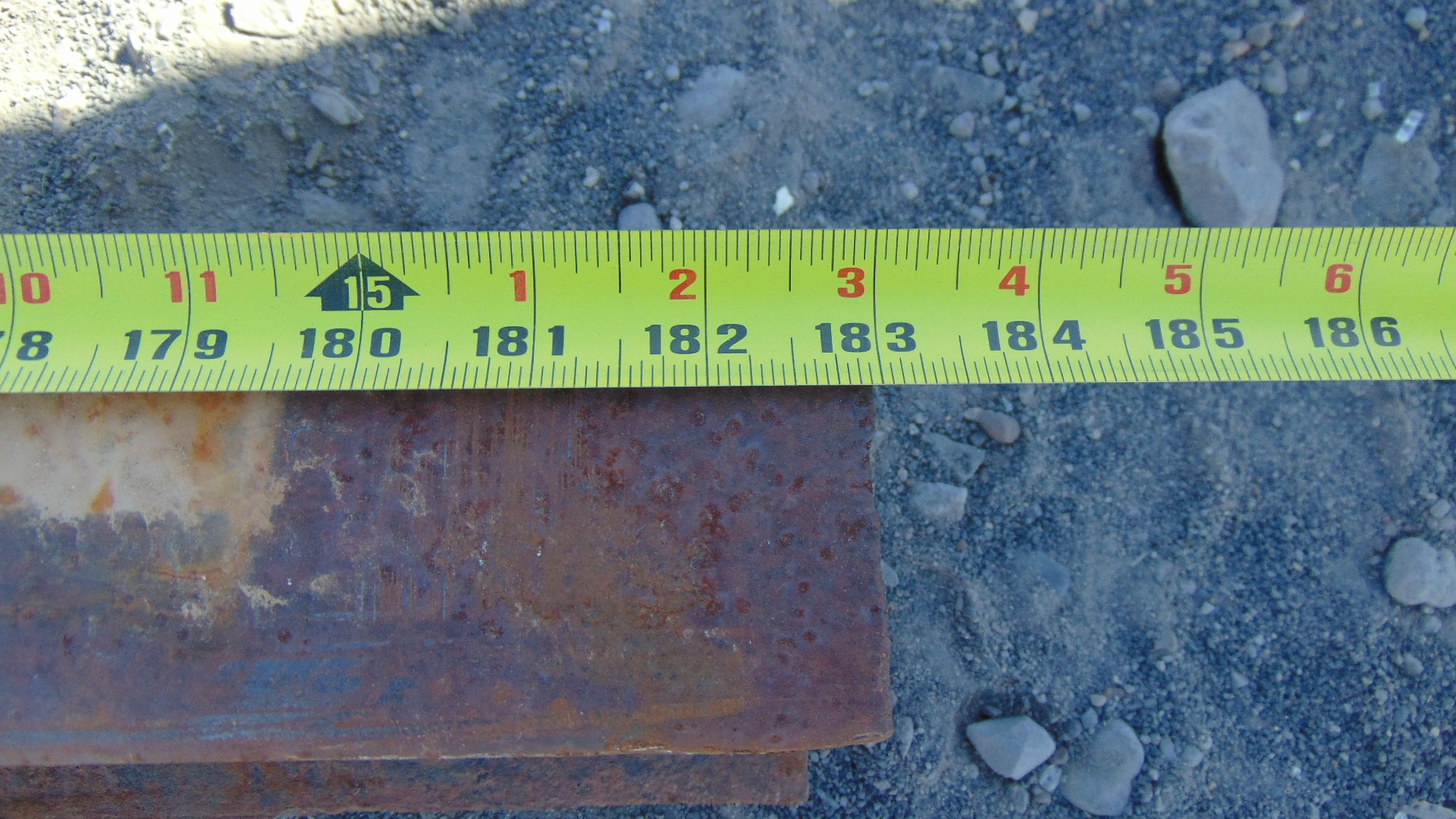 reclaimed steel railroad rail