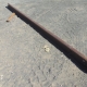 Steel Railroad Rail - 15' x 5-1/4" x 5-1/4" reclaimed steel railroad rail