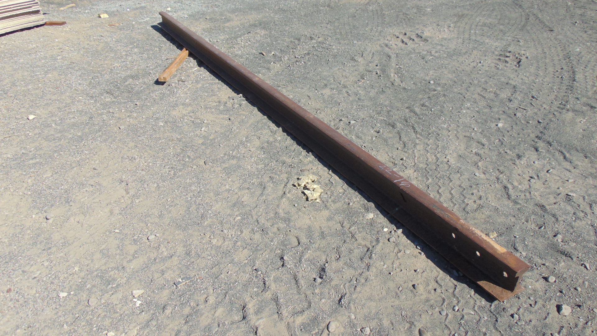 reclaimed steel railroad rail