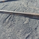 Steel Railroad Rail - 14-1/2' x 5-1/4" x 5-1/4" reclaimed steel railroad rail