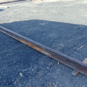 Repurposed Railroad Rails USED Steel Railroad Rail | repurposedMATERIALS