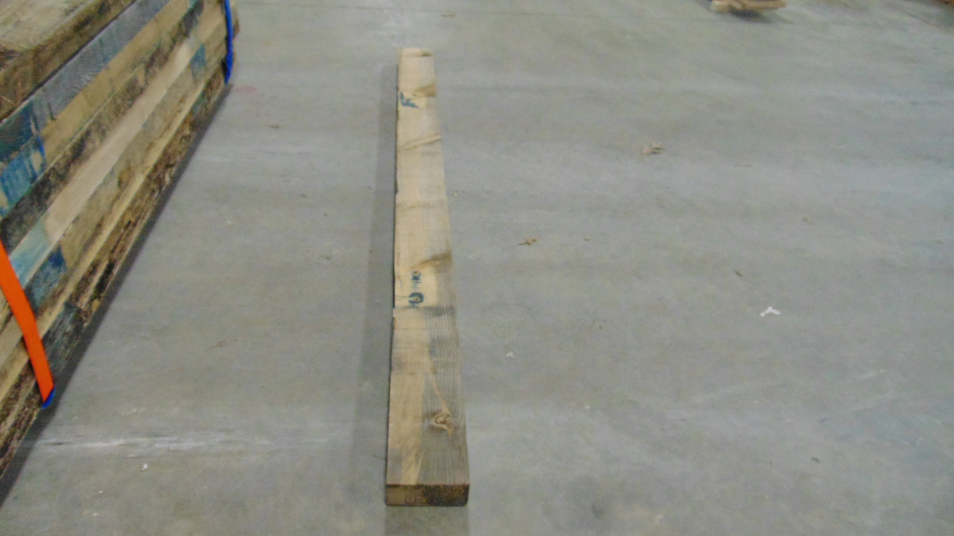 A heat treated wood timber