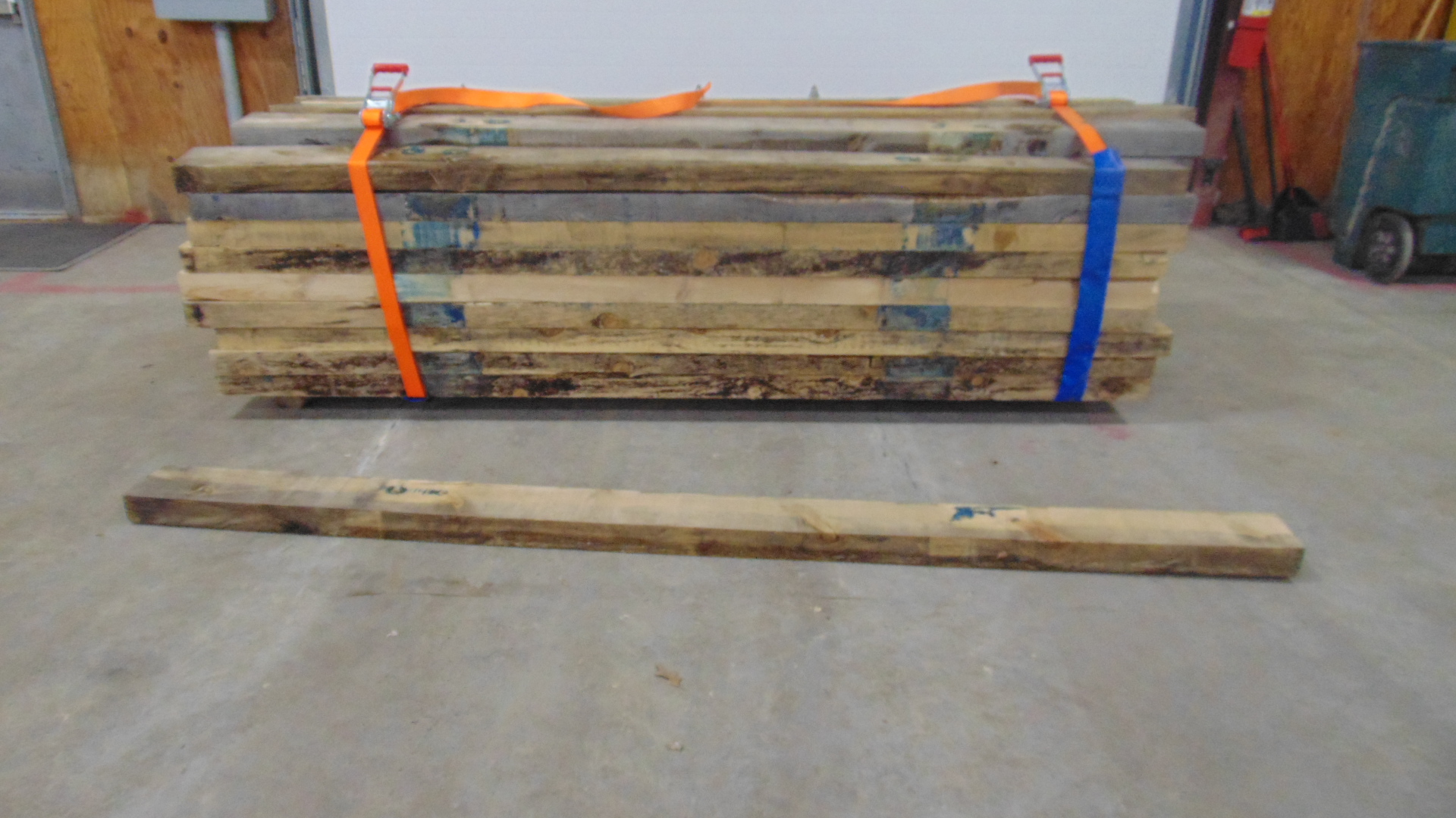A heat treated wood timber