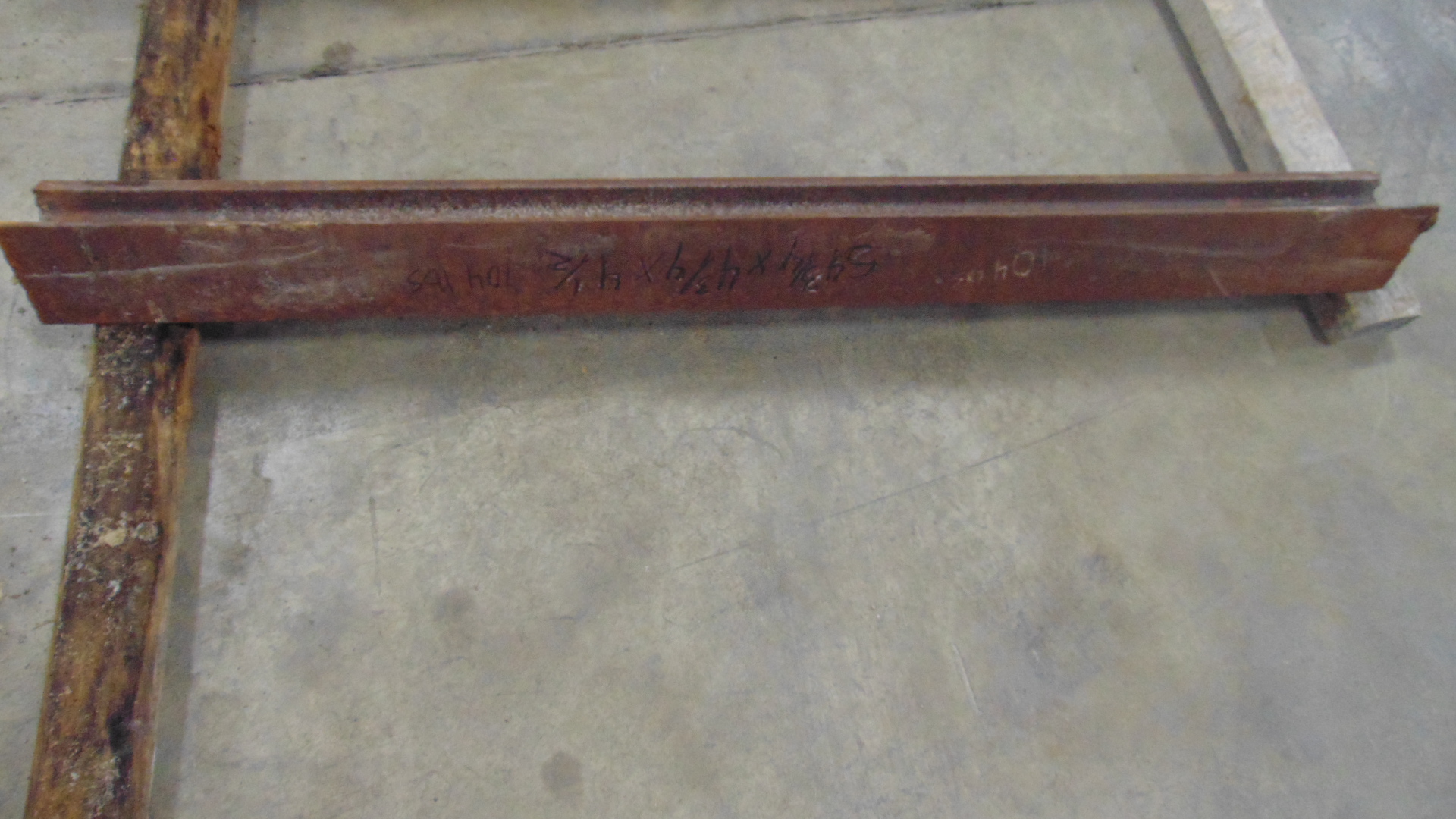 Reclaimed steel railroad rail
