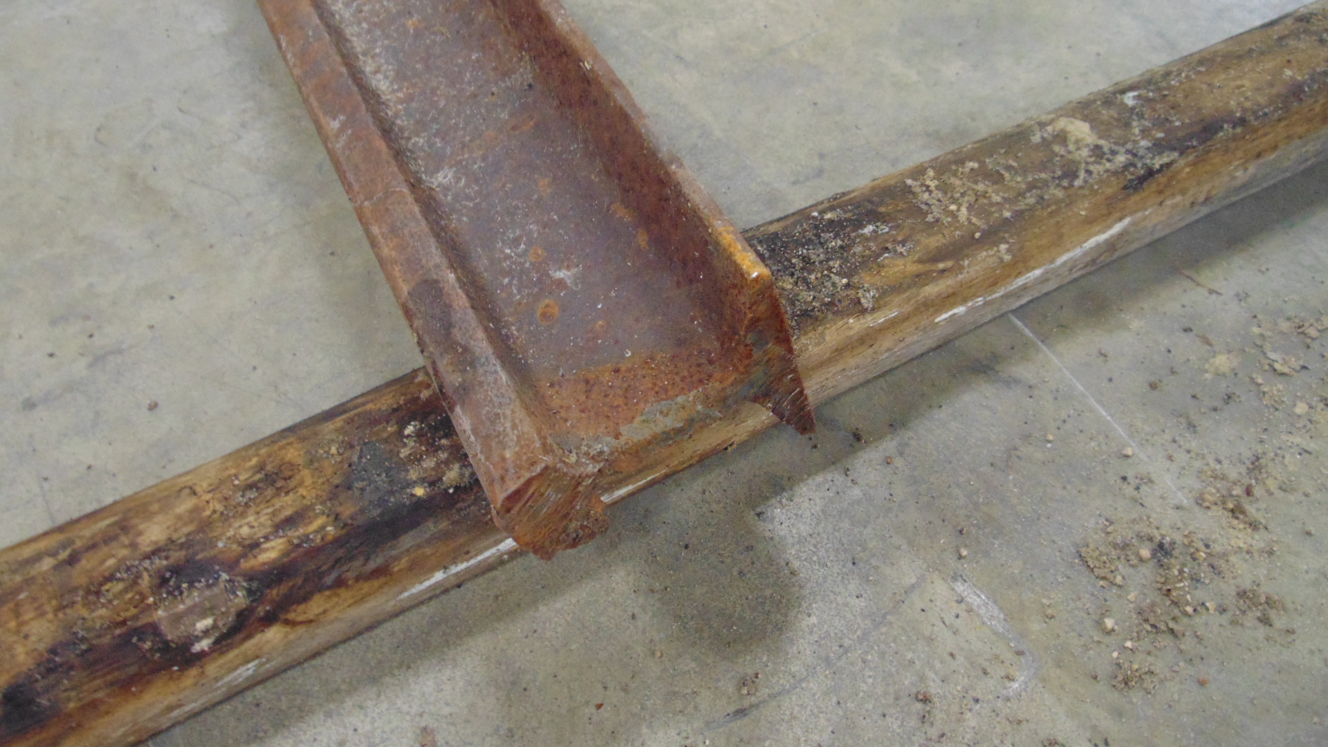 Reclaimed steel railroad rail