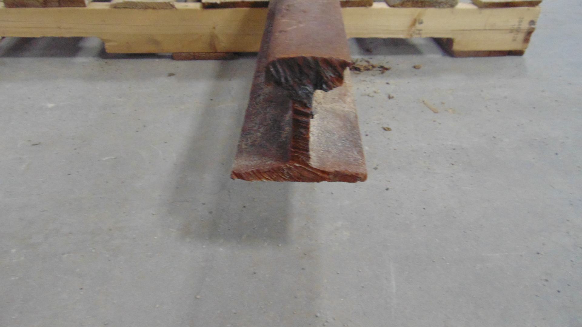 Reclaimed steel railroad rail