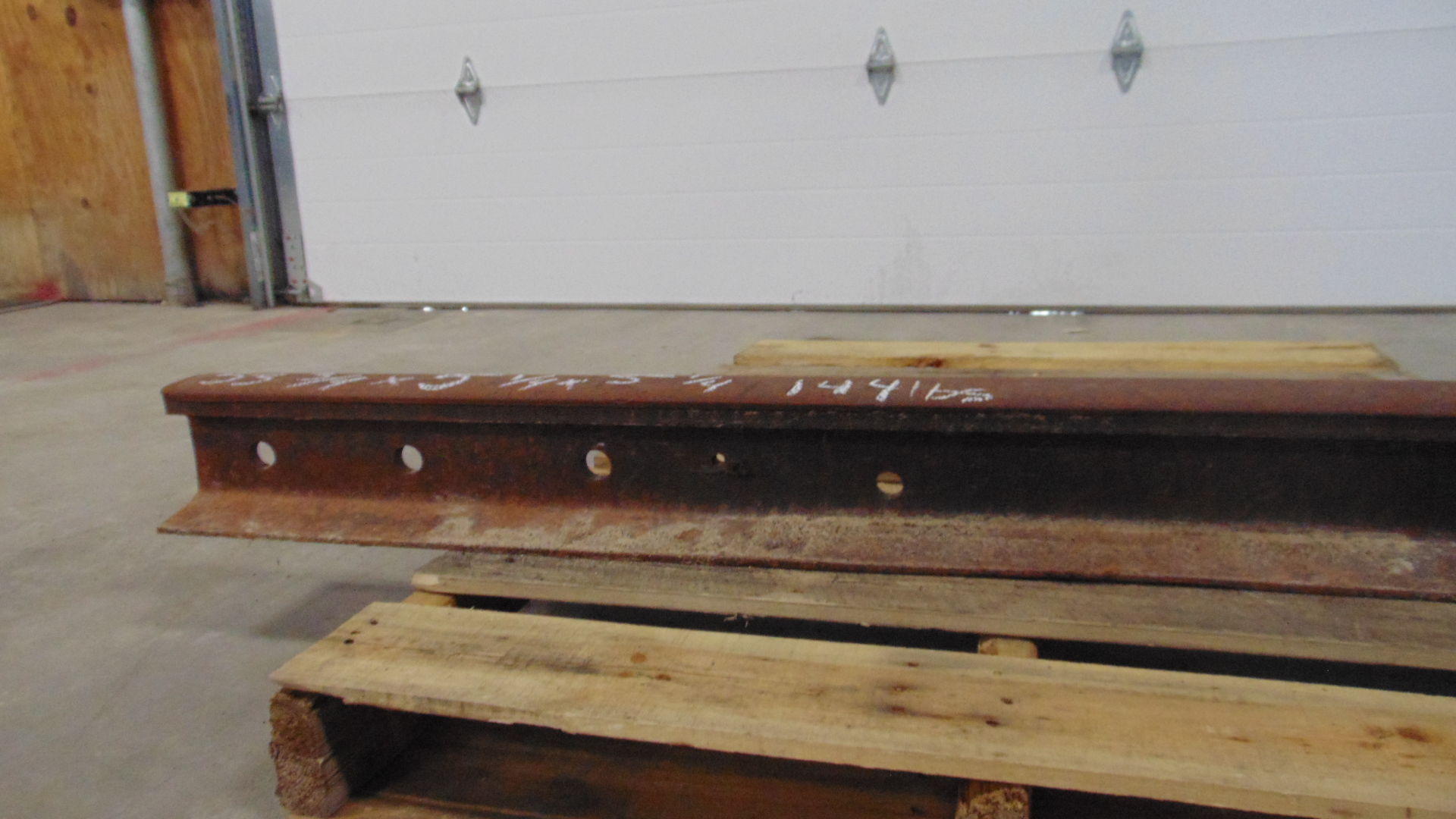 Reclaimed steel railroad rail