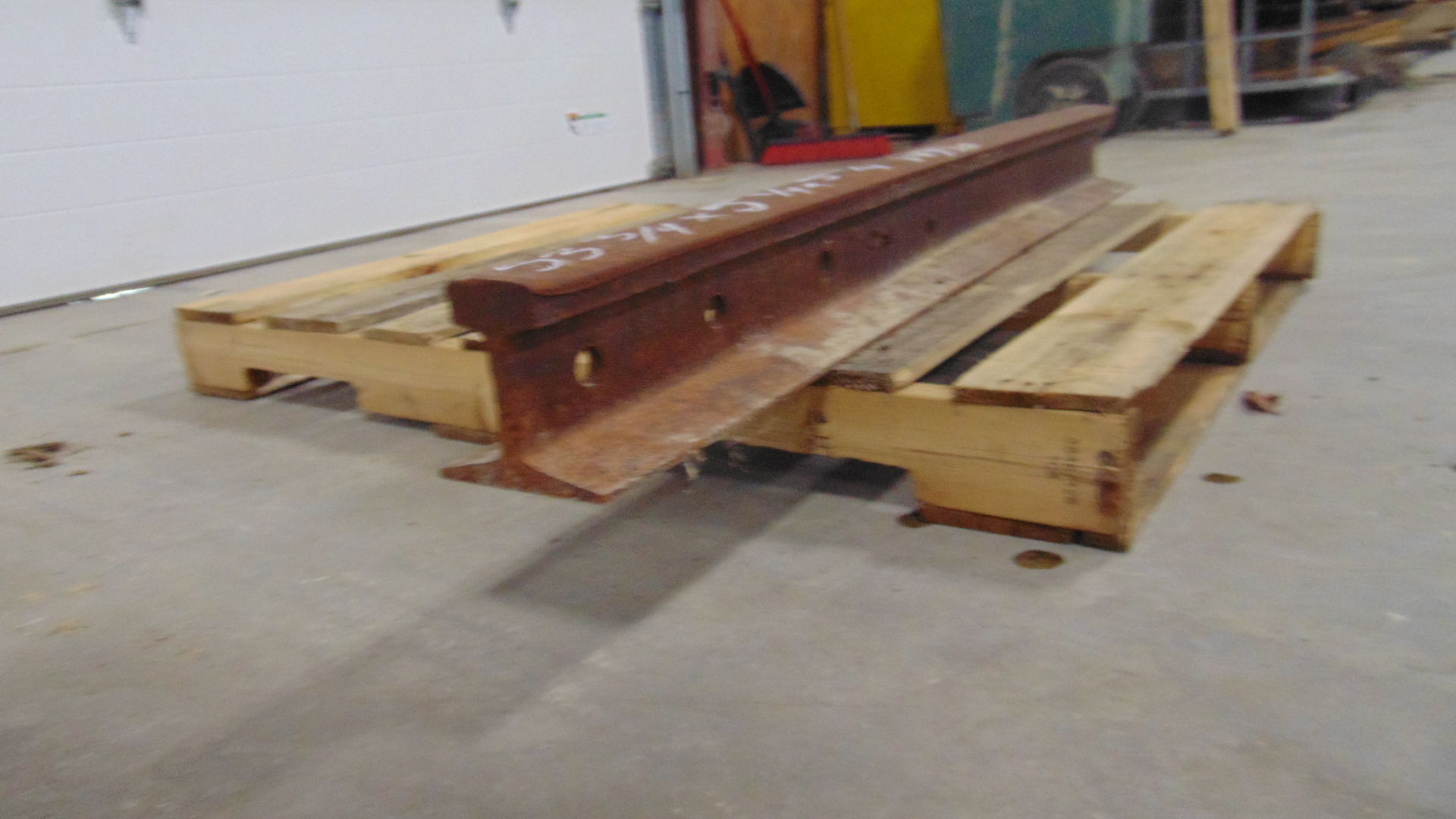 Reclaimed steel railroad rail