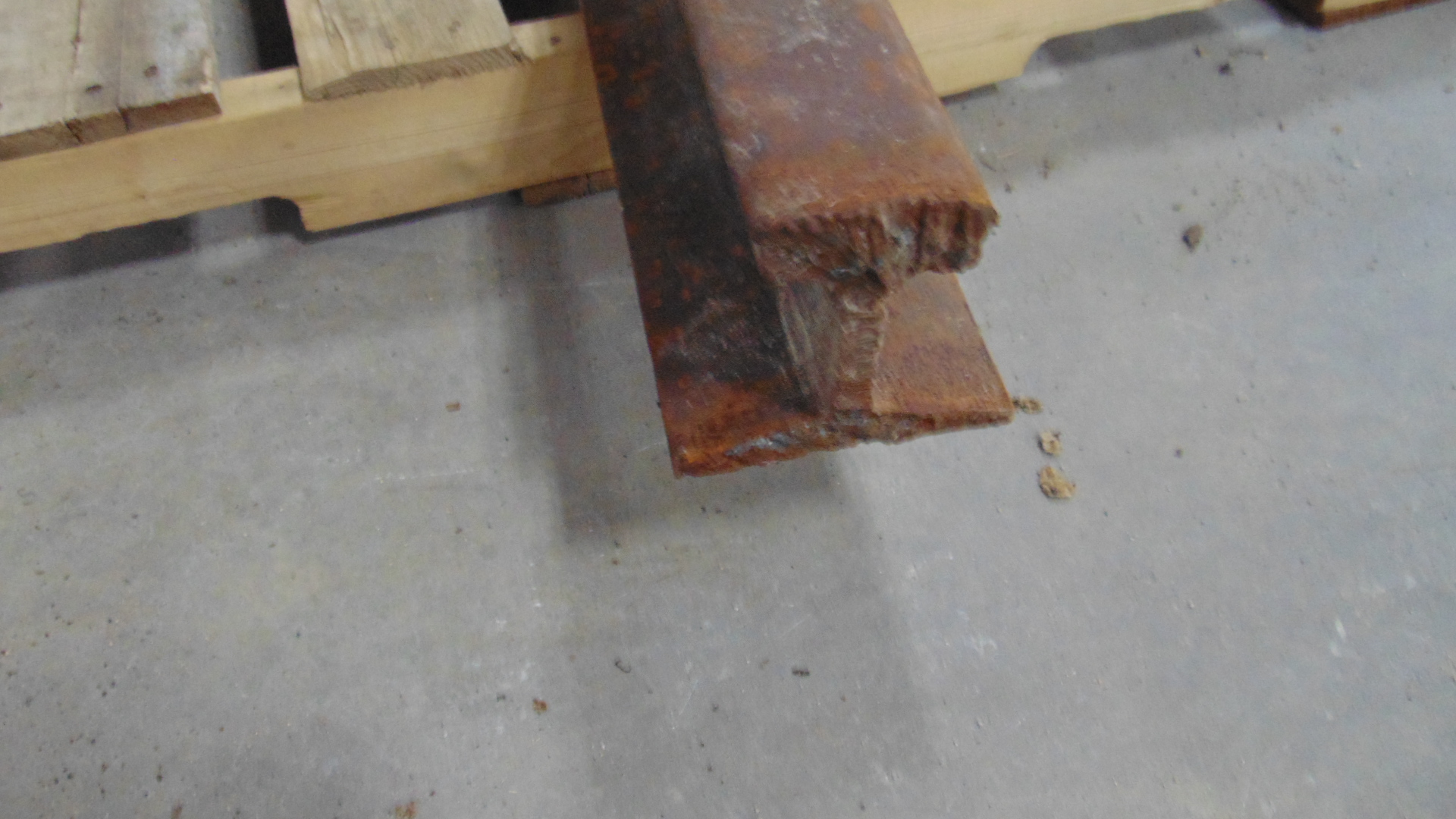 Reclaimed steel railroad rail