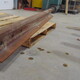 Steel Railroad Rail - 77" x 6-3/4" x 5-1/2" Reclaimed steel railroad rail