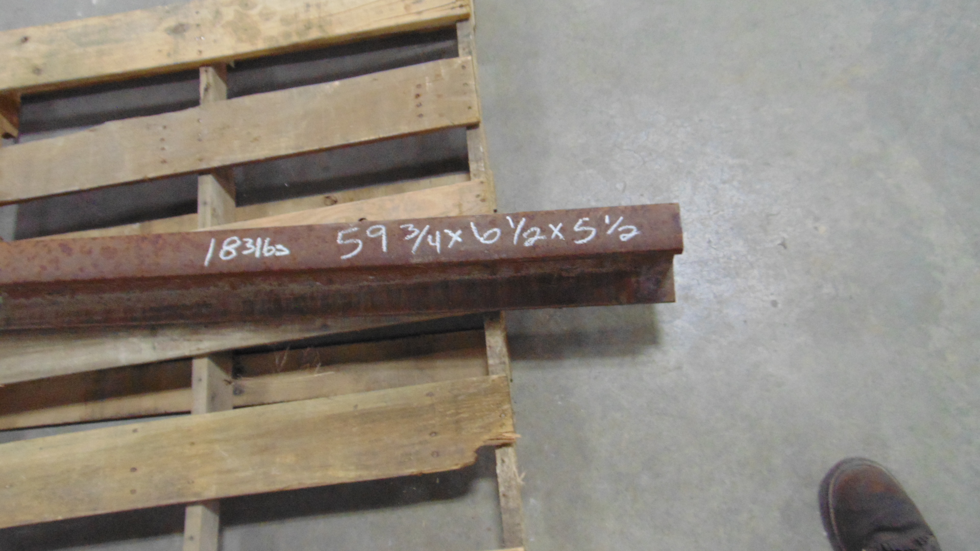 Reclaimed steel railroad rail