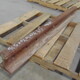 Steel Railroad Rail - 59-3/4" x 6-1/2" x 5-1/2" Reclaimed steel railroad rail
