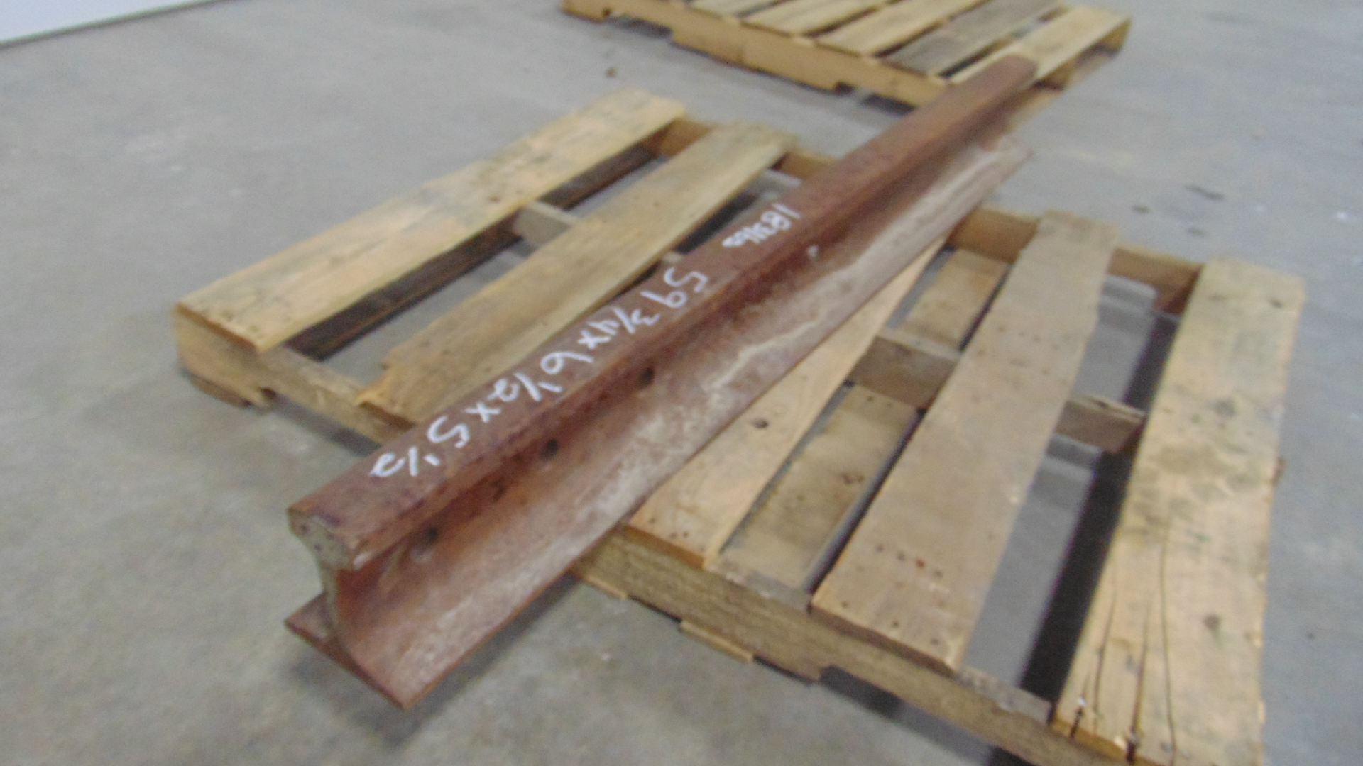 Reclaimed steel railroad rail