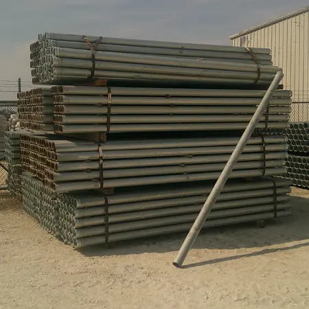A steel conduit pipe