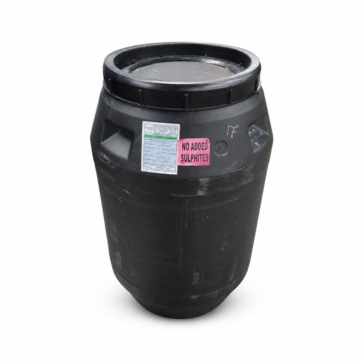 55 Gallon Food Grade Barrel w/ Lid