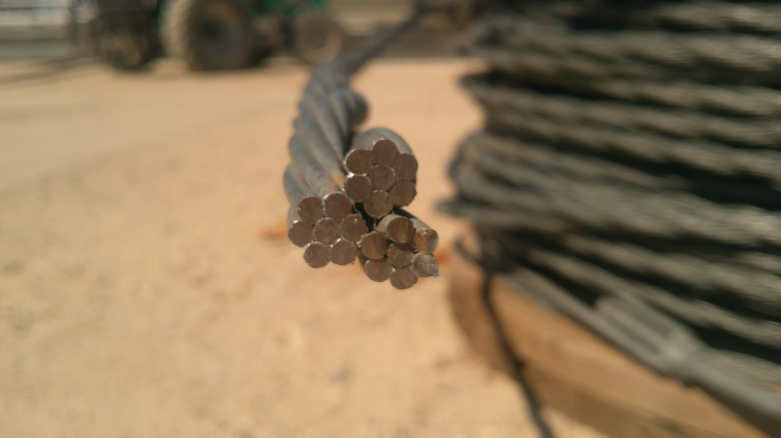 used steel cable