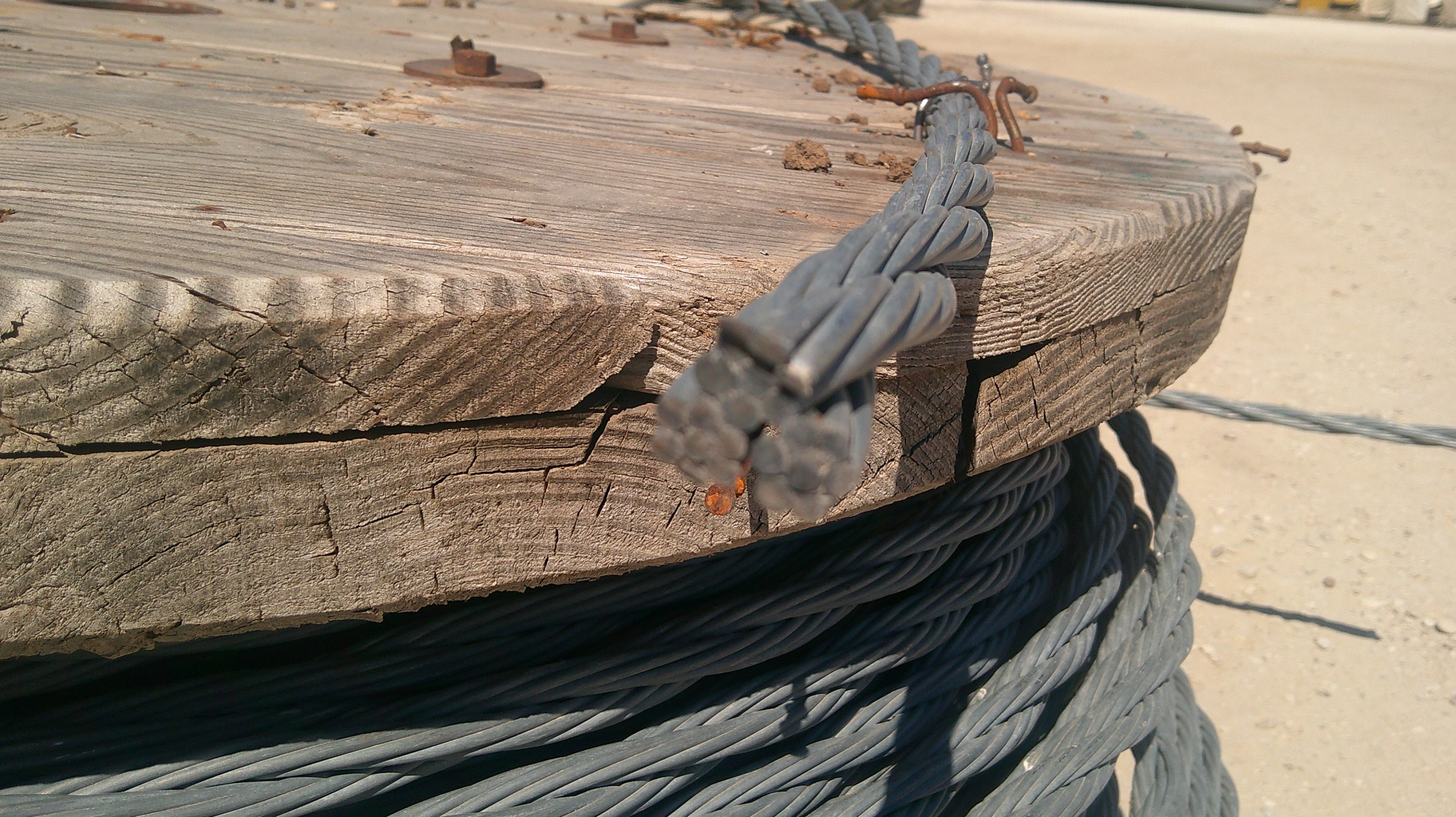 used steel cable